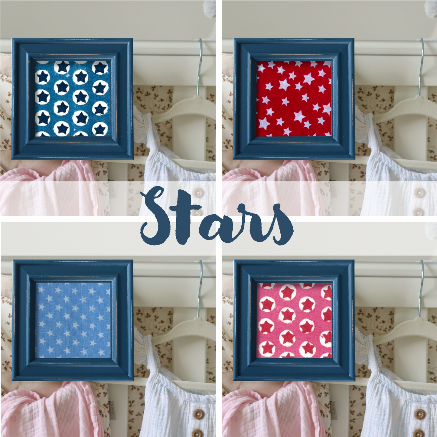 Blue Frame -Stars