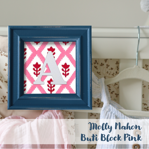 Blue Frame - Block Print