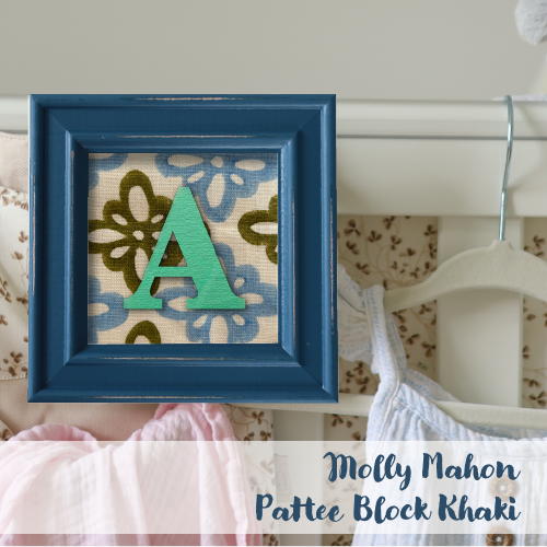 Blue Frame - Block Print