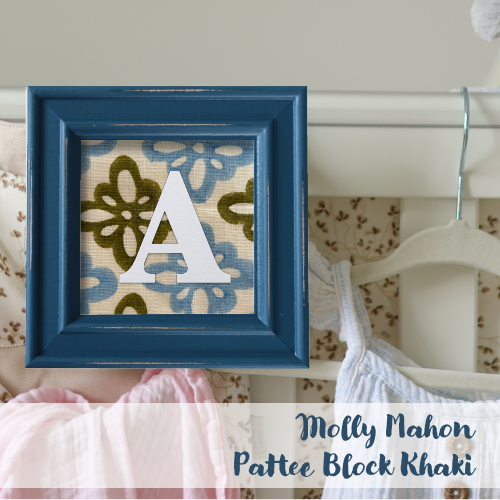 Blue Frame - Block Print