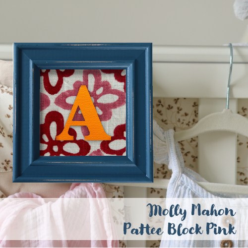 Blue Frame - Block Print