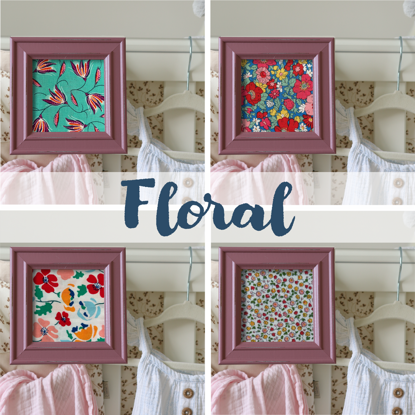 Pink Frame - Floral