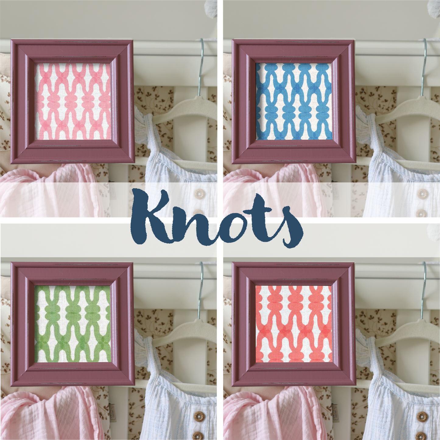 Pink Frame - Knots