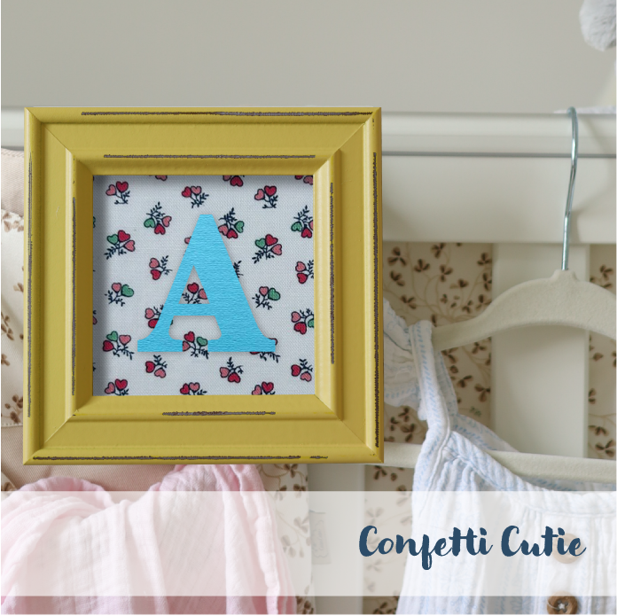 Yellow Frame - Floral