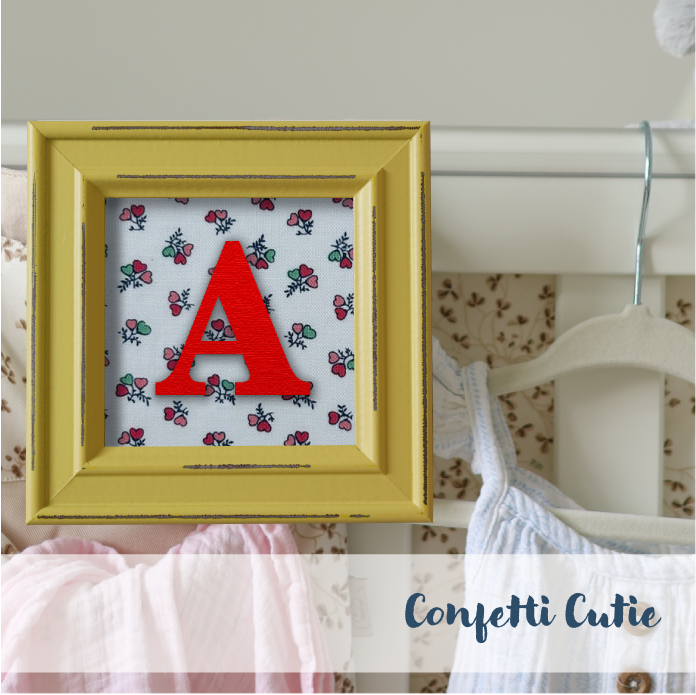 Yellow Frame - Floral