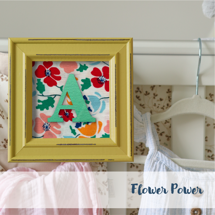 Yellow Frame - Floral