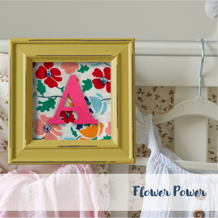 Yellow Frame - Floral