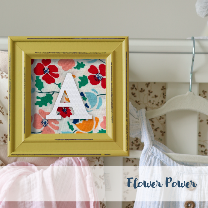 Yellow Frame - Floral