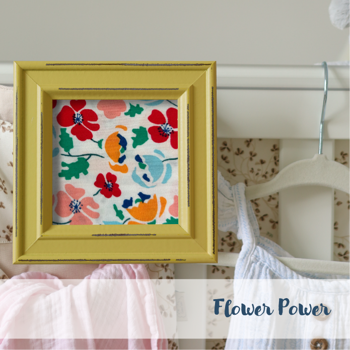 Yellow Frame - Floral
