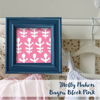 Blue Frame - Block Print