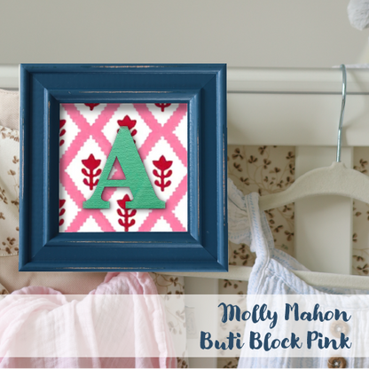 Blue Frame - Block Print