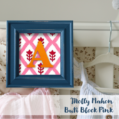 Blue Frame - Block Print