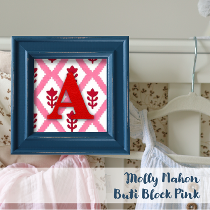 Blue Frame - Block Print