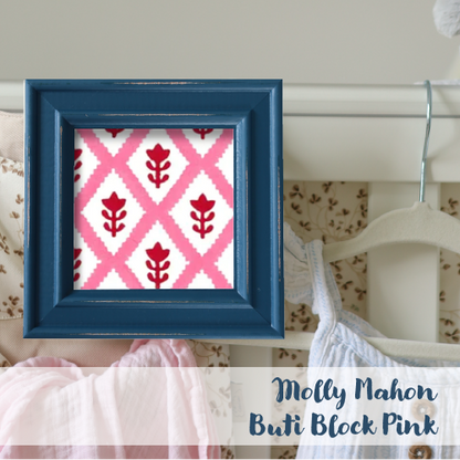 Blue Frame - Block Print