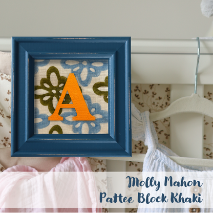 Blue Frame - Block Print