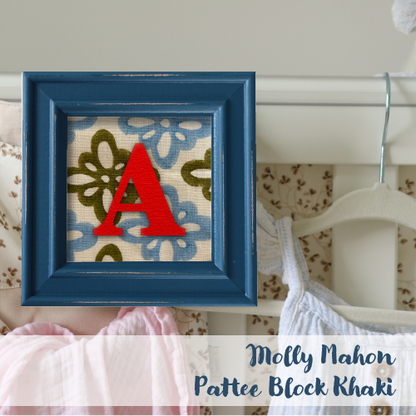 Blue Frame - Block Print