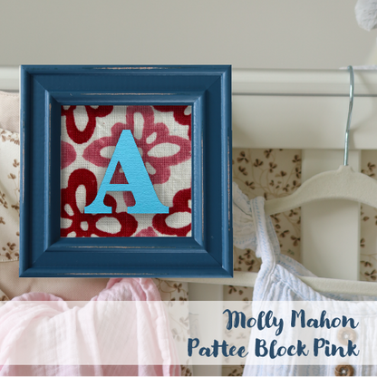 Blue Frame - Block Print
