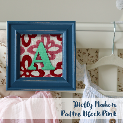Blue Frame - Block Print
