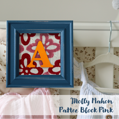 Blue Frame - Block Print