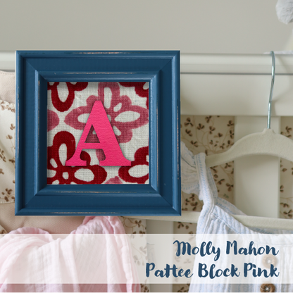 Blue Frame - Block Print
