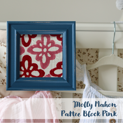 Blue Frame - Block Print