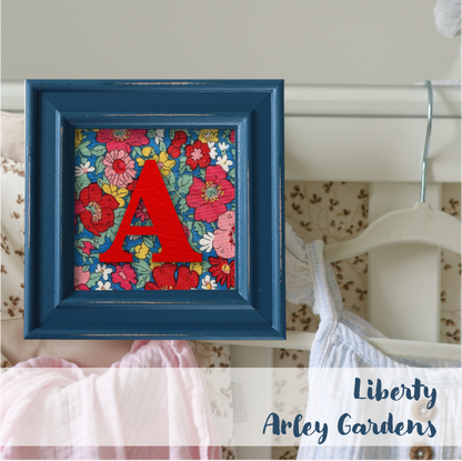Blue Frame - Floral