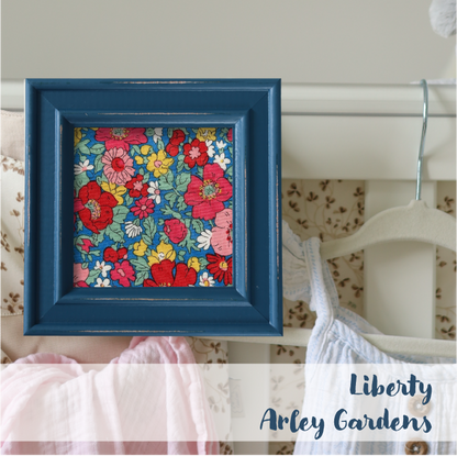 Blue Frame - Floral