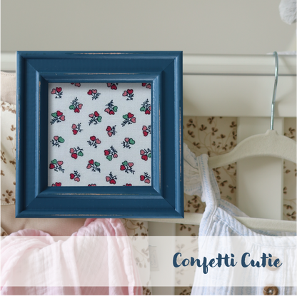 Blue Frame - Floral