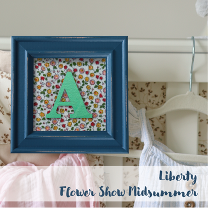 Blue Frame - Floral