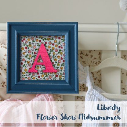Blue Frame - Floral