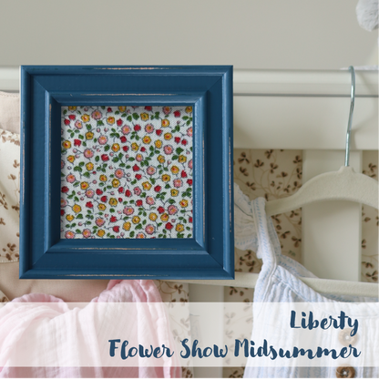 Blue Frame - Floral