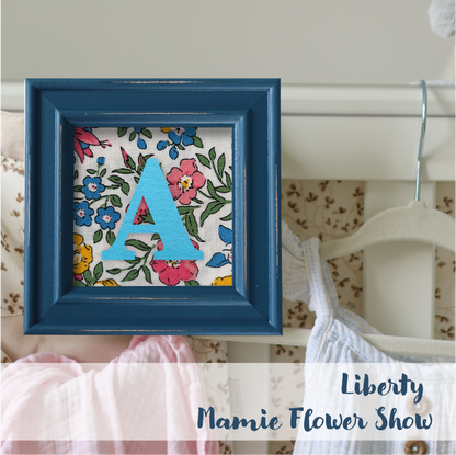 Blue Frame - Floral