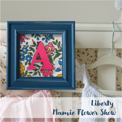 Blue Frame - Floral