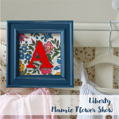 Blue Frame - Floral