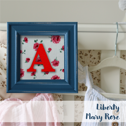 Blue Frame - Floral