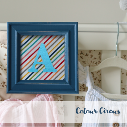 Blue Frame - Stripes