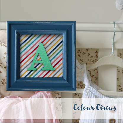 Blue Frame - Stripes