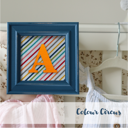 Blue Frame - Stripes