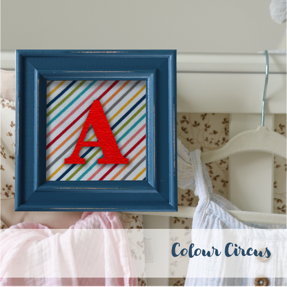 Blue Frame - Stripes