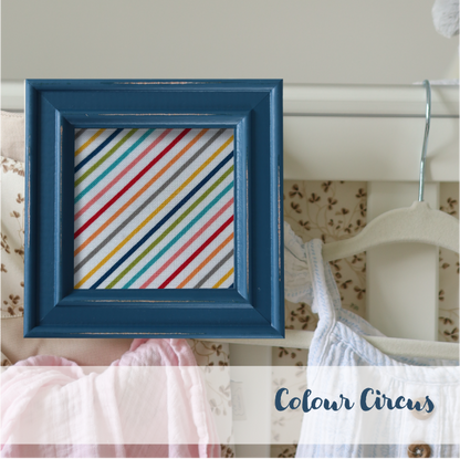 Blue Frame - Stripes