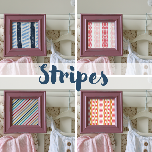 Pink Frame - Stripes