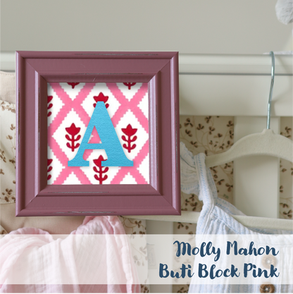 Pink Frame - Block Print
