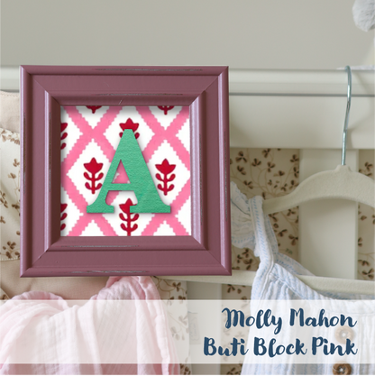 Pink Frame - Block Print