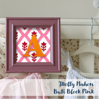 Pink Frame - Block Print