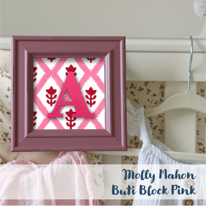 Pink Frame - Block Print