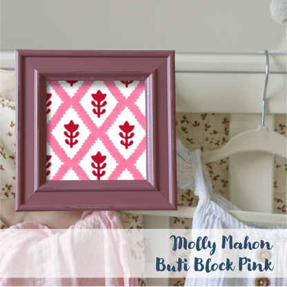 Pink Frame - Block Print