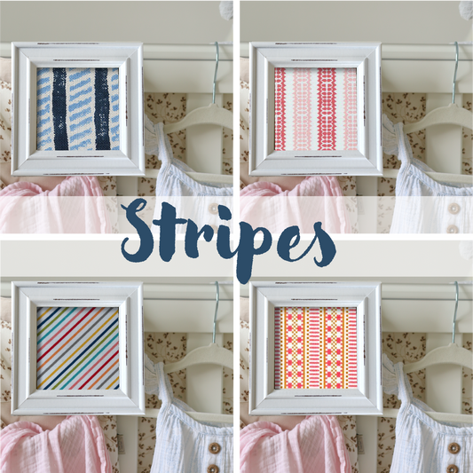 White Frame - Stripes