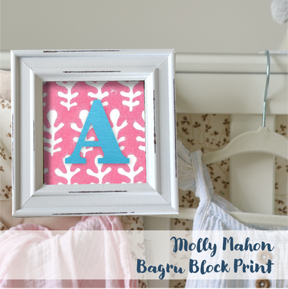 White Frame - Block Print