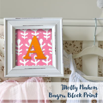 White Frame - Block Print