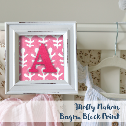 White Frame - Block Print